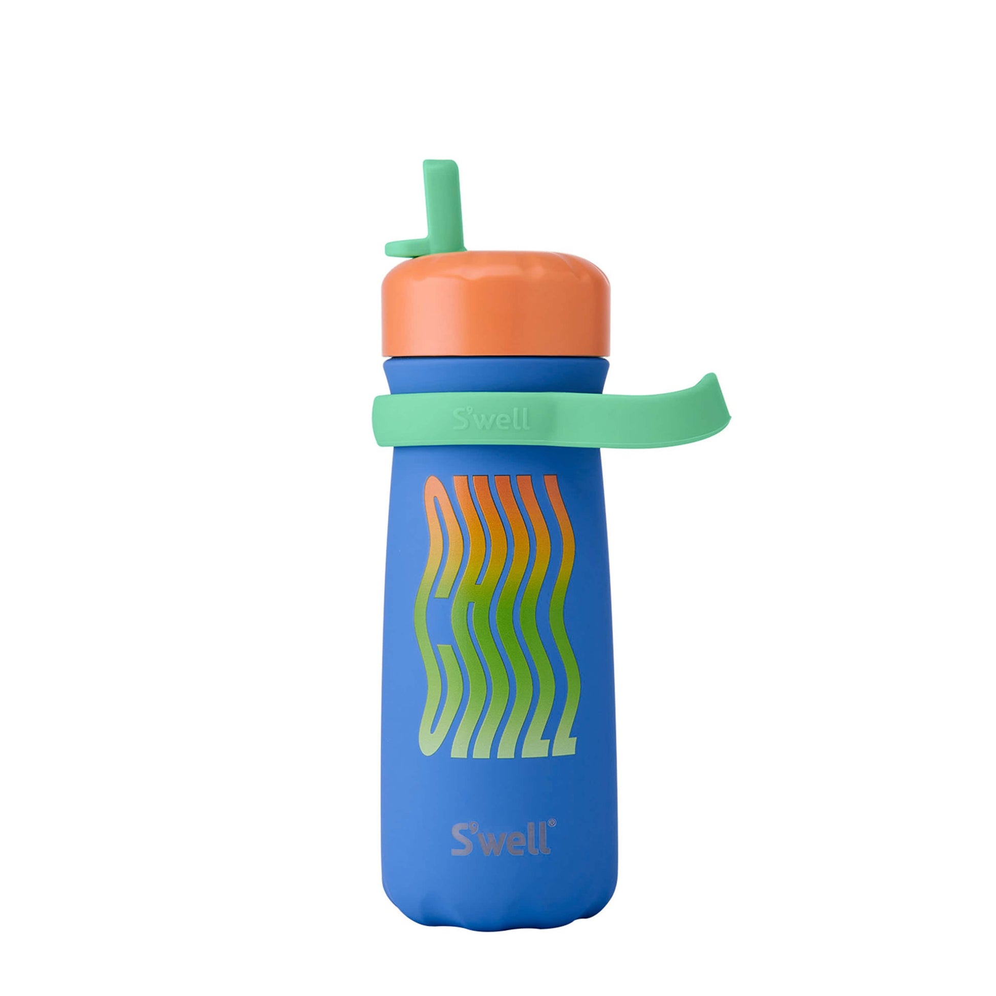 traveler-with-flip-straw-lid-16oz-k5 Swell-Kids-Water-Bottle-Traveler-16oz-Blue-Chill-Front-Lid-Up.jpg