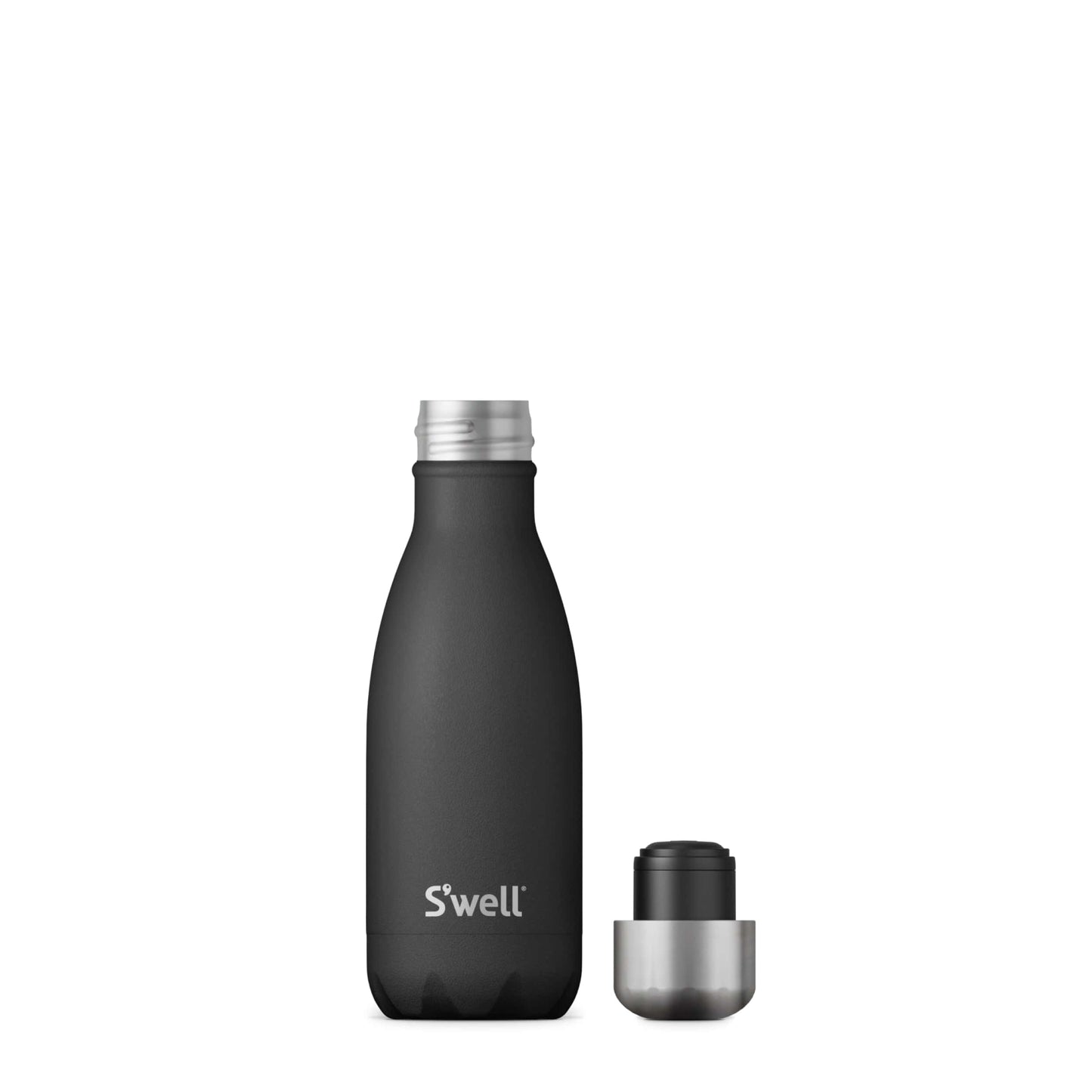 original-bottle-9oz-f1 Swell-Water-Bottle-9oz-Black-Onyx-Cap-Off.jpg